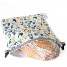 Load image into Gallery viewer, Colibri Canada - Reusable Bread Bag - Cats

