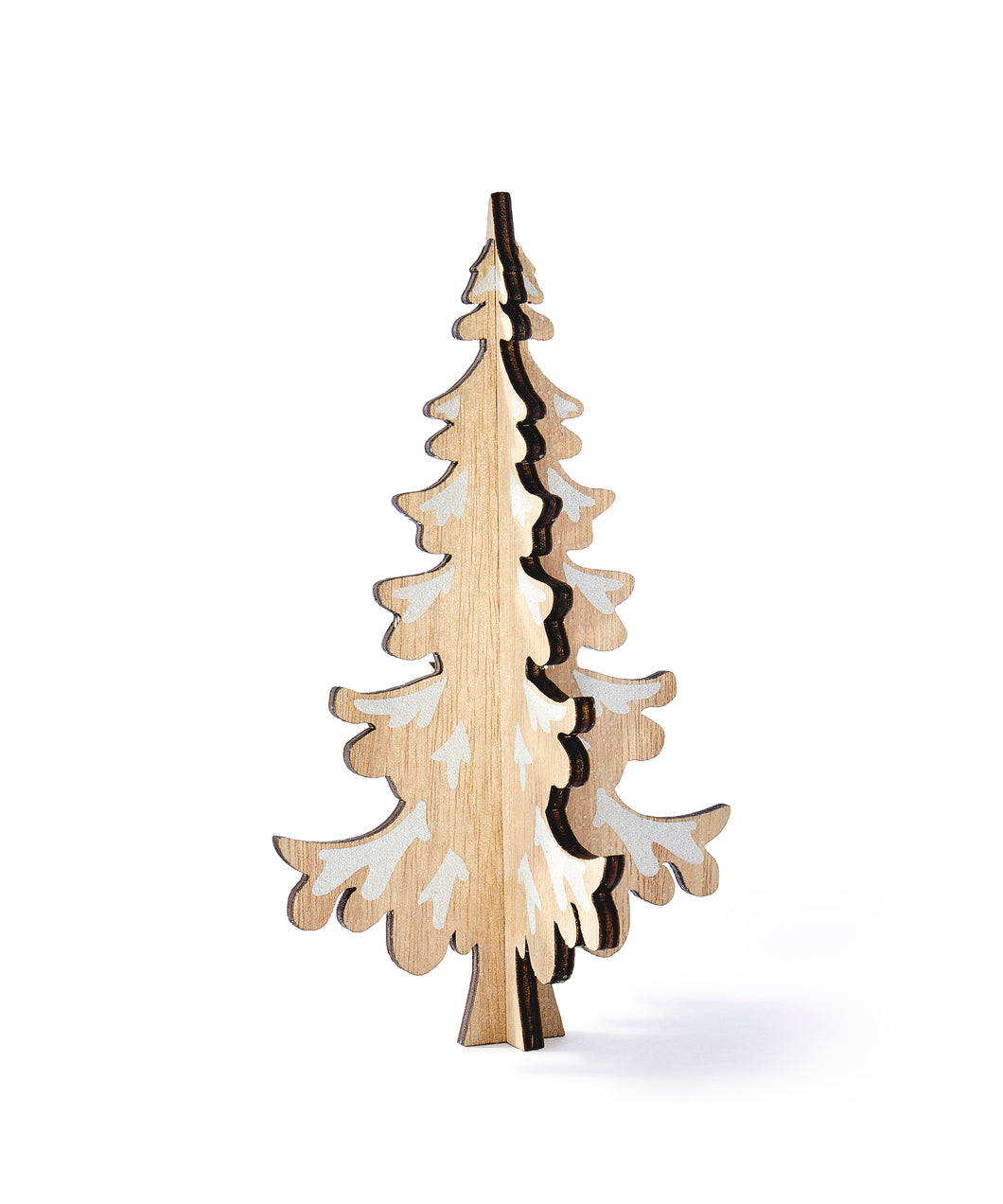 Wood Christmas Tree Table - Small