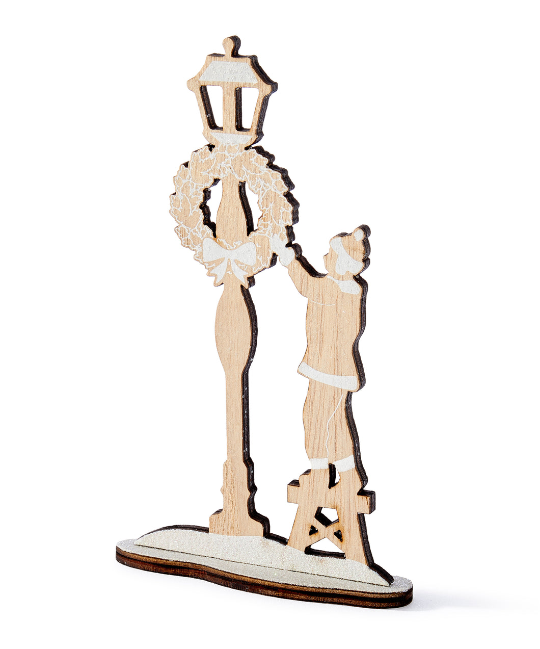 Wood Christmas Lamp Post