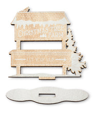 Load image into Gallery viewer, Wood Christmas Tree Farm Sign
