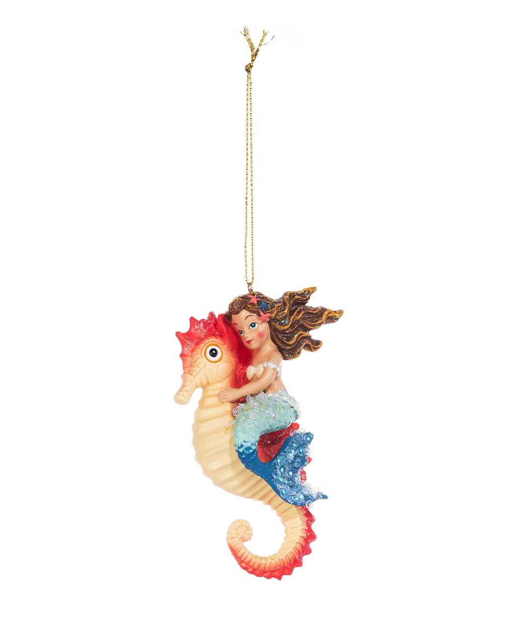 Mermaid Riding Seahorse