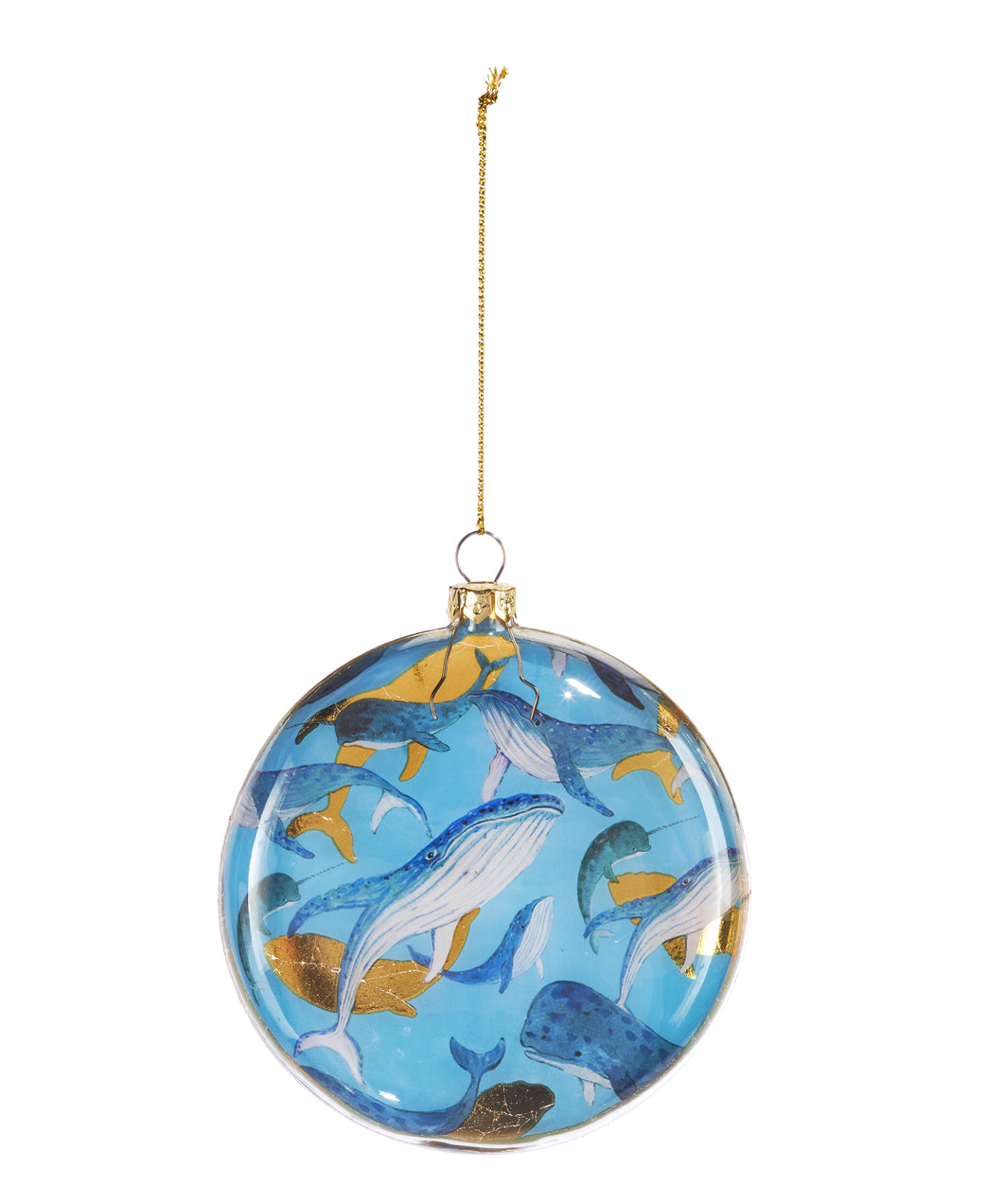 Whale Disk Ornament