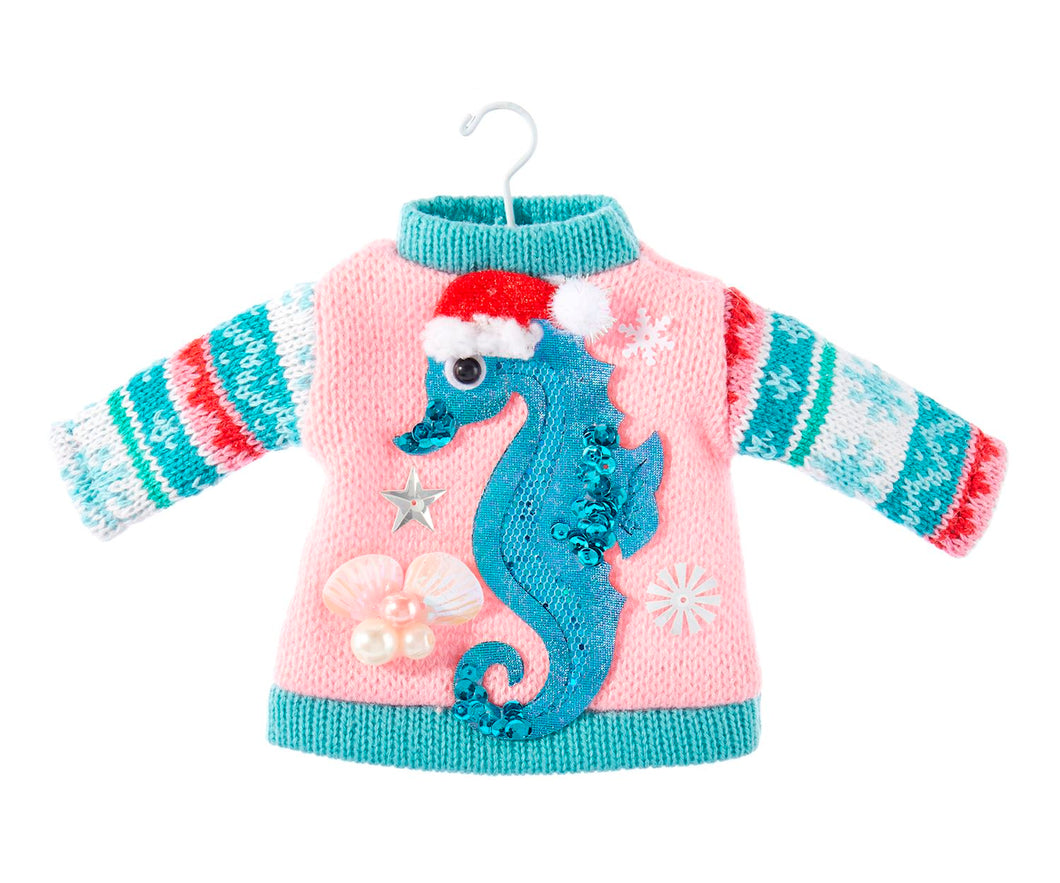 Seahorse Sweater Ornament