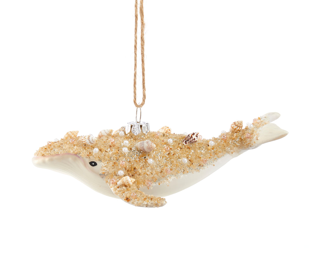 Whale Glitter Ornament