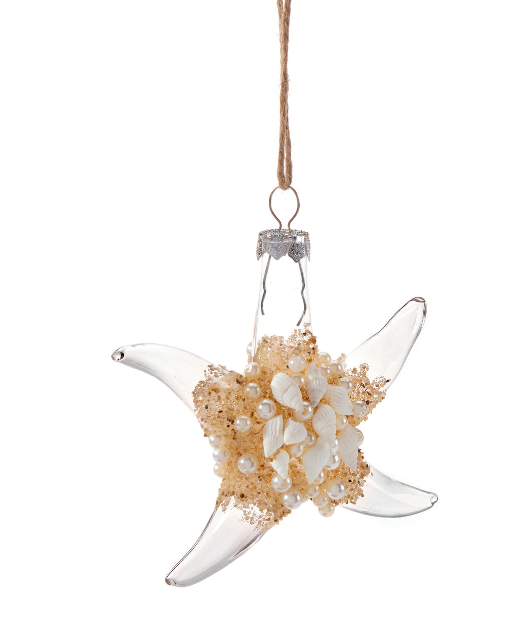 Starfish Glass Ornament