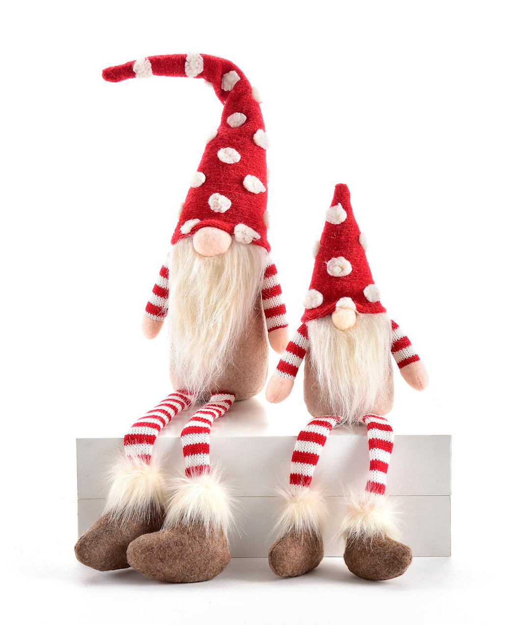 Sitting Santa Gnomes