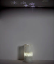 Load image into Gallery viewer, LED Snowflake Projector Candle
