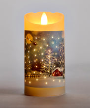 Load image into Gallery viewer, Fiber Optic LED Candle W/Timer - Starry Night
