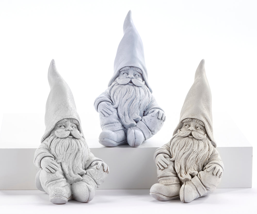 Sitting Gnome Garden Decor