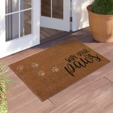 Load image into Gallery viewer, Paws Coir Door Mat
