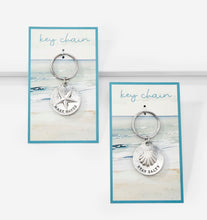 Load image into Gallery viewer, Beachcomber Silver Shell Keychain
