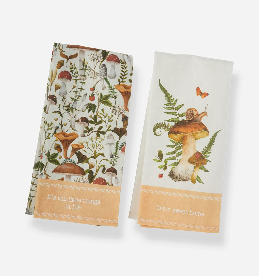 Mushroom Cotton Tea Towel