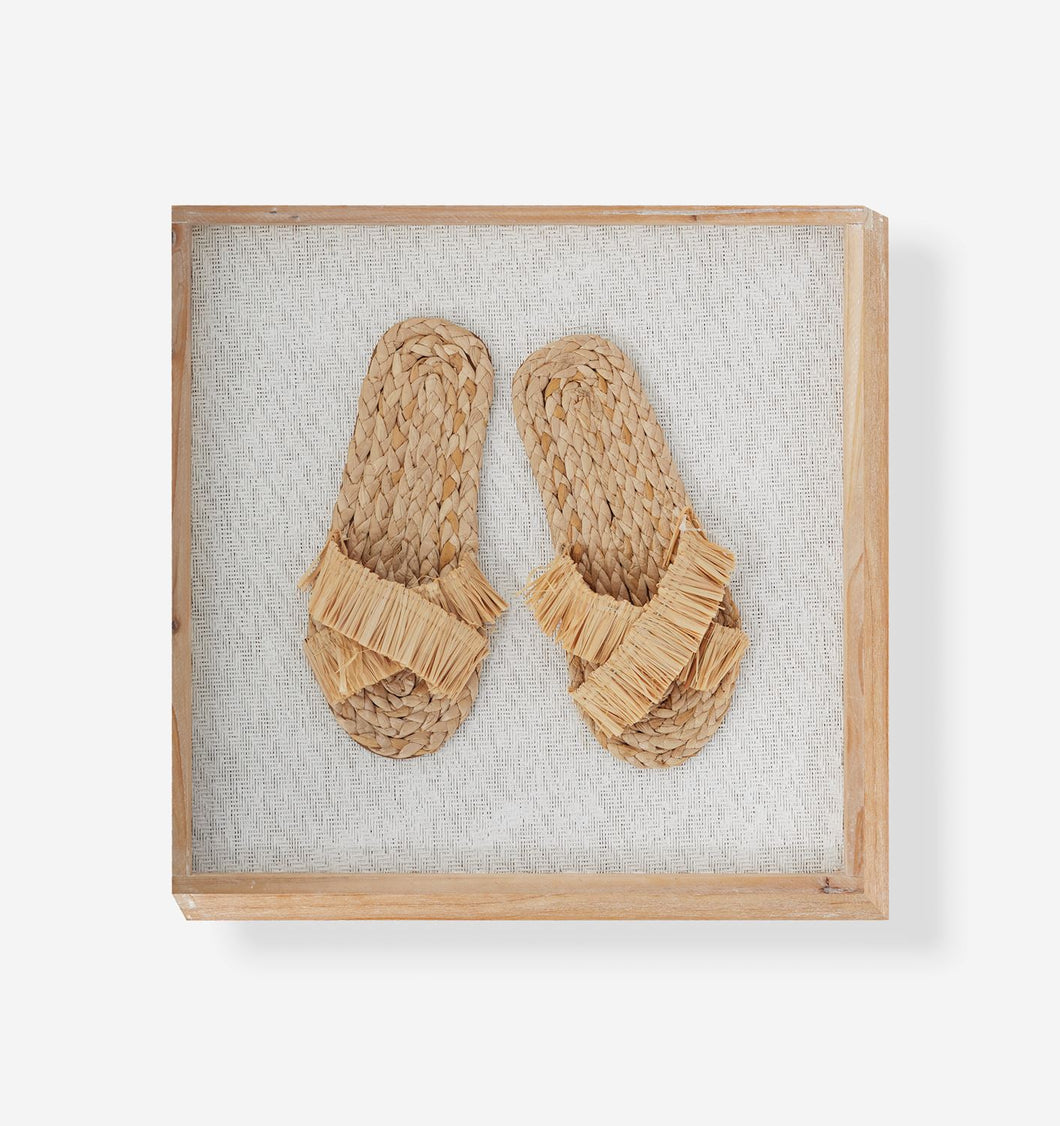 Reed Sandal Wall Decor