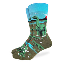 Load image into Gallery viewer, Good Luck Sock - Men's Dinosaur World Socks
