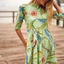 Load image into Gallery viewer, Cotton Maxi Boho Dress - Somewhere Beyond The Sea
