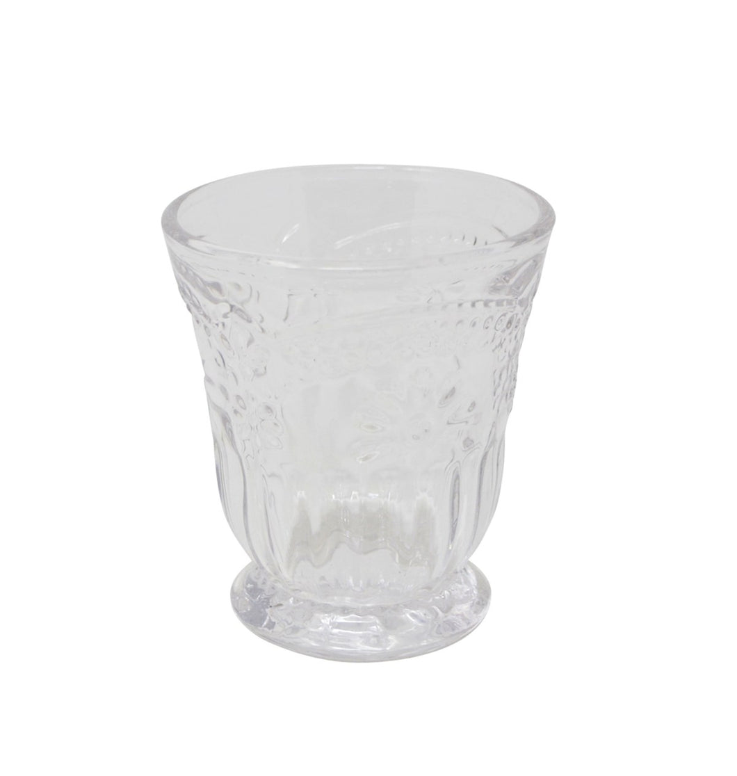 Clear Patterned Tumbler