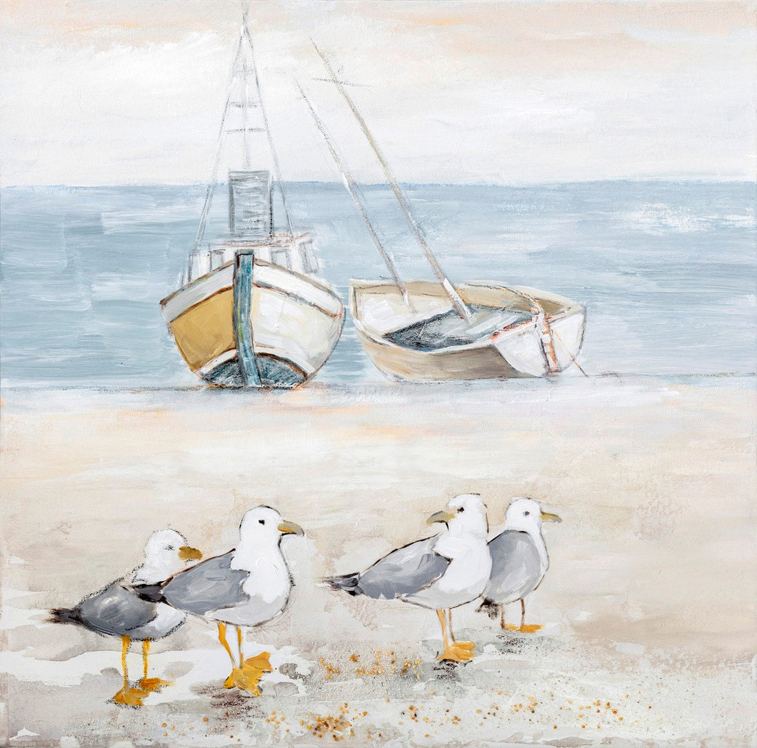 Seagull Seaside Canvas Art