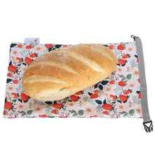 Load image into Gallery viewer, Colibri Canada - Reusable Bread Bag - Strawberry Patch
