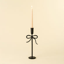 Load image into Gallery viewer, Bow Forged Candlestick - Black
