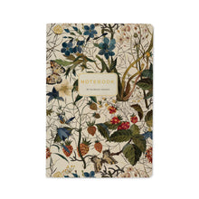Load image into Gallery viewer, BV by Bruno Visconti - A5 Notebook - Forest Flowers on White
