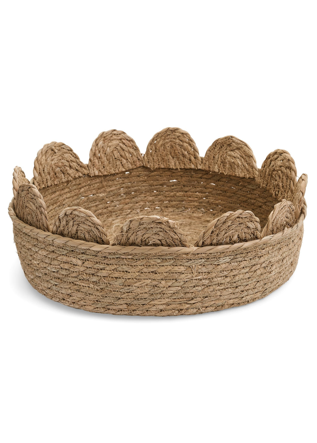 Basket Small Scallop Rim