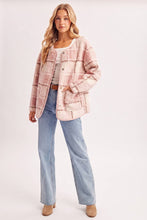 Load image into Gallery viewer, Bluivy - Blush Pink/Brown Jacket
