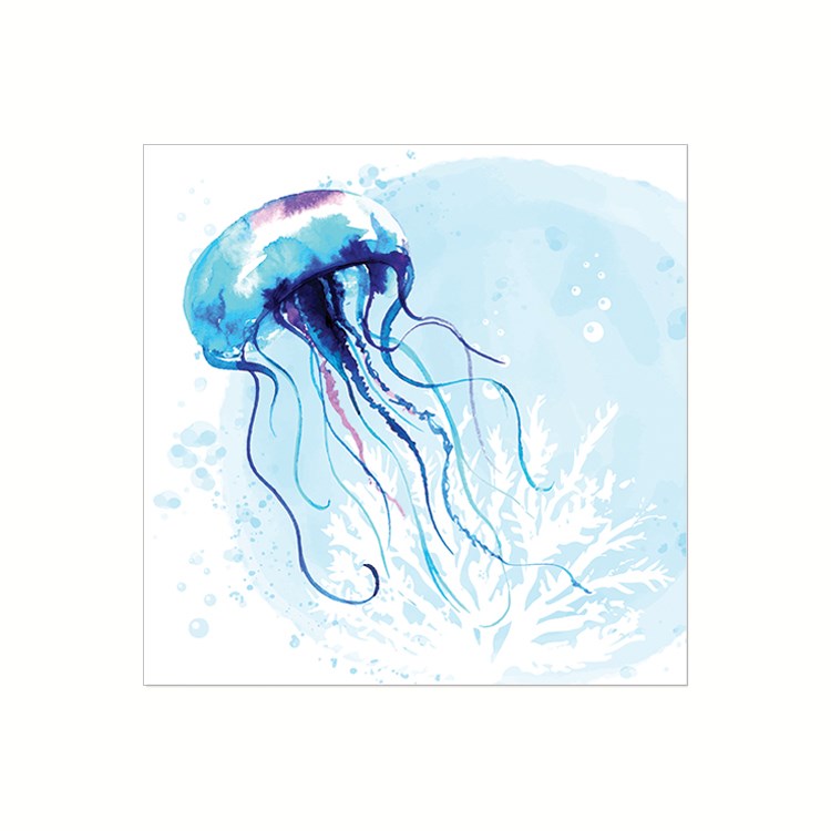Jelly Fish Cocktail Napkins 20Pk