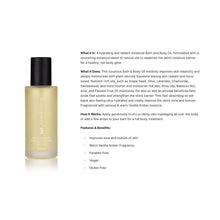 Load image into Gallery viewer, Bodyography - Vanilla Amber Bath &amp; Body Oil
