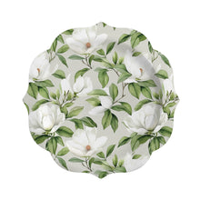 Load image into Gallery viewer, White Blossom Paper Dinner Plates S/8
