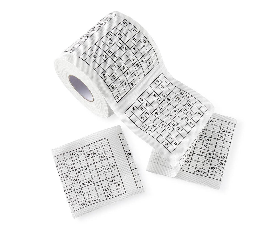 Paper Sudoku Toilet Roll