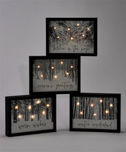 Load image into Gallery viewer, Northern Woods LED Framed Art
