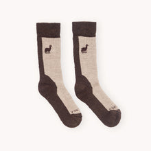 Load image into Gallery viewer, Alpaca Socks - Hiker - Pinecone
