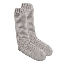 Load image into Gallery viewer, Chunky Knit Lounge Socks - Grey
