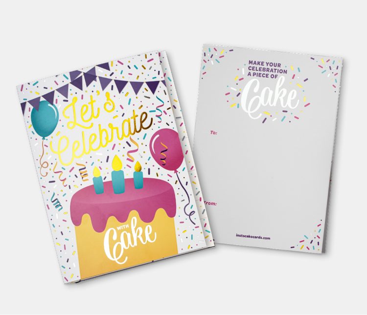 Let's Celebrate Cake Card