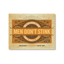 Load image into Gallery viewer, Men Don't Stink Soap Bar Warm Amber &amp; Spice
