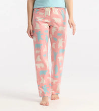 Load image into Gallery viewer, Women&#39;s Pink Polar Bears Jersey Pajama Pants
