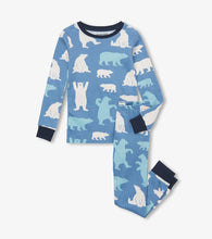 Load image into Gallery viewer, Blue Polar Bears Kids Pajama Set
