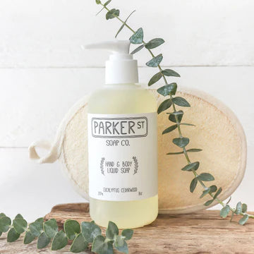 Parker Street Hand & Body Liquid Soap - Eucalyptus Cedarwood