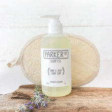 Load image into Gallery viewer, Parker Street Hand &amp; Body Liquid Soap - Lavender Bergamot
