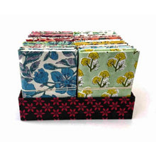 Load image into Gallery viewer, Block Printed Fabric Cover Notebook - 5"x7"
