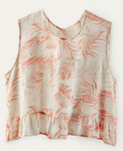 Load image into Gallery viewer, Tulip Ruffle Linen Tank
