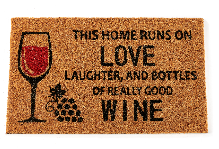 Wine Coir Door Mat