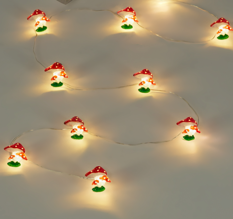 Mushroom String Lights