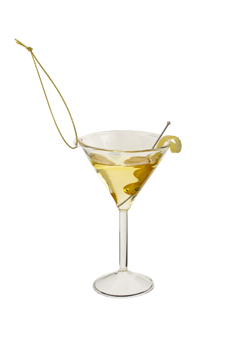 Christmas Cocktails - Lemon Drop Holiday Ornament