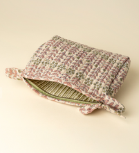 Load image into Gallery viewer, Floria Block Print Pouch - Small
