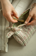 Load image into Gallery viewer, Floria Block Print Pouch - Small
