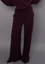 Load image into Gallery viewer, Phyllis Wash Soft Knit Pant - Deep Plum
