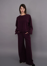 Load image into Gallery viewer, Beatrice Soft Knit Pullover - Deep Plum
