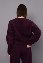 Load image into Gallery viewer, Beatrice Soft Knit Pullover - Deep Plum
