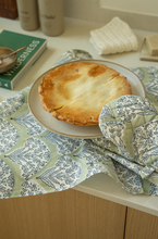 Load image into Gallery viewer, Sakura Block Print Tea Towel
